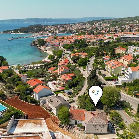 Seaview Apartment Tina Krk Island - Happy Rentals Krk Town Exteriör bild