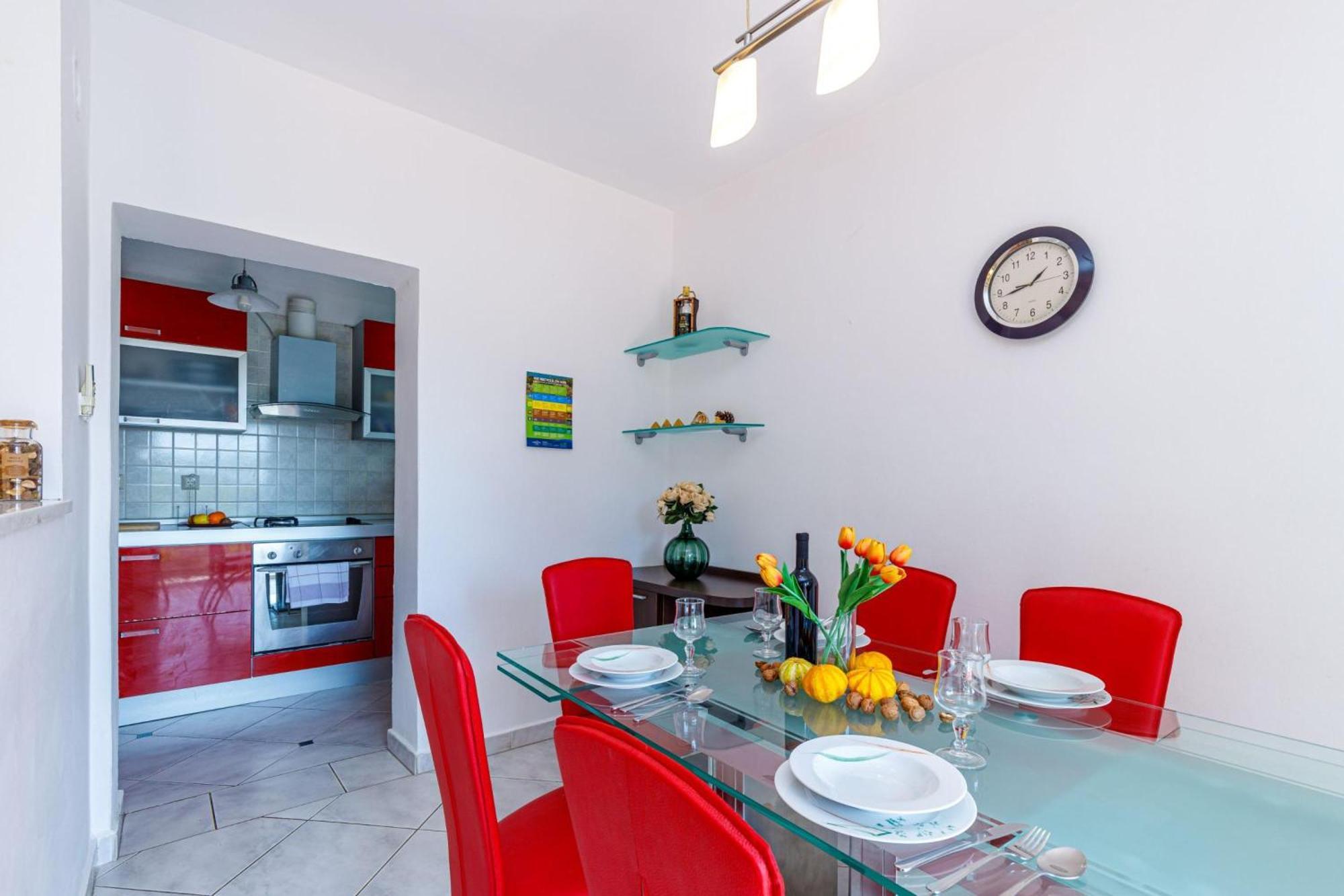 Seaview Apartment Tina Krk Island - Happy Rentals Krk Town Exteriör bild