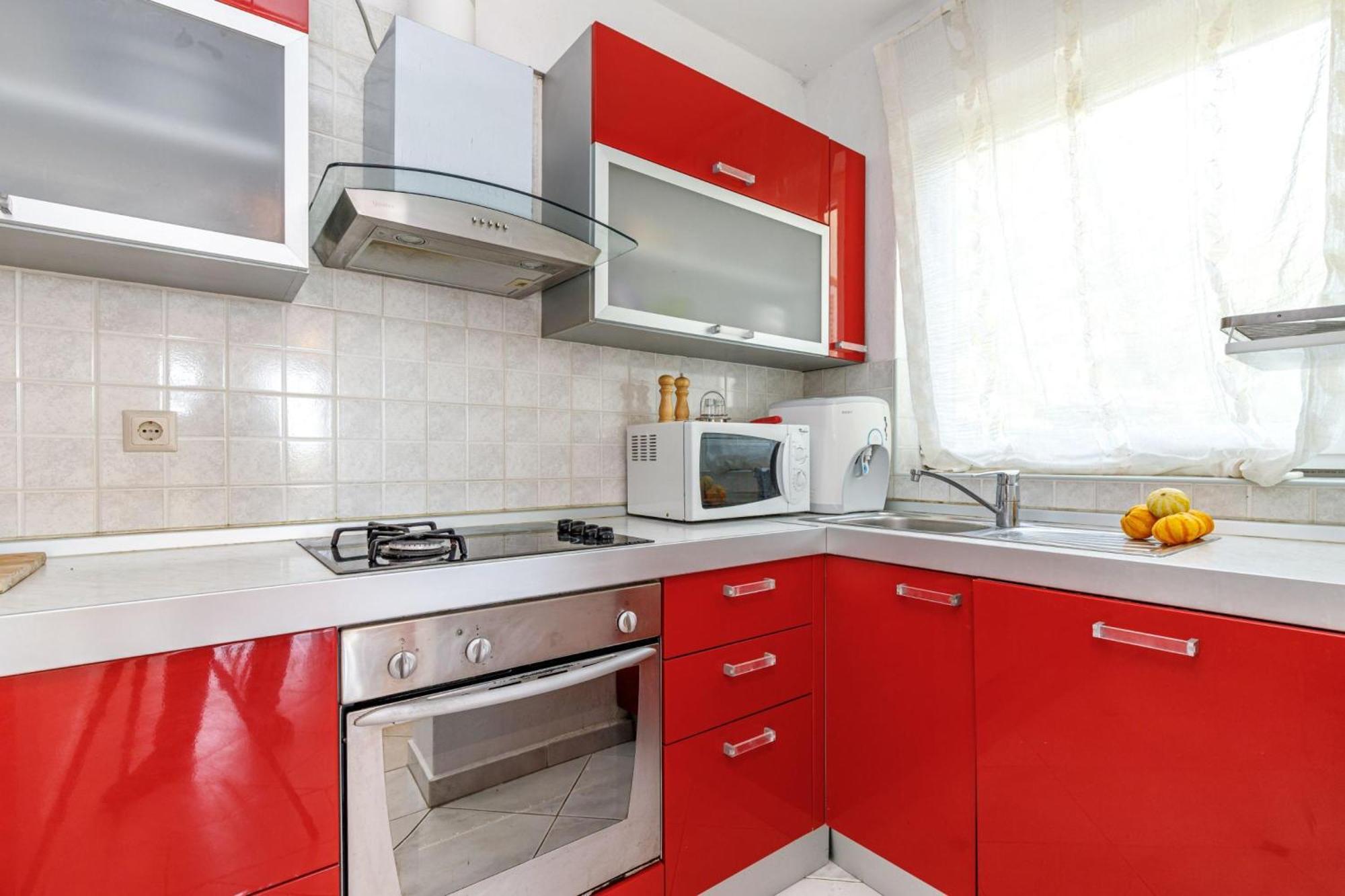 Seaview Apartment Tina Krk Island - Happy Rentals Krk Town Exteriör bild