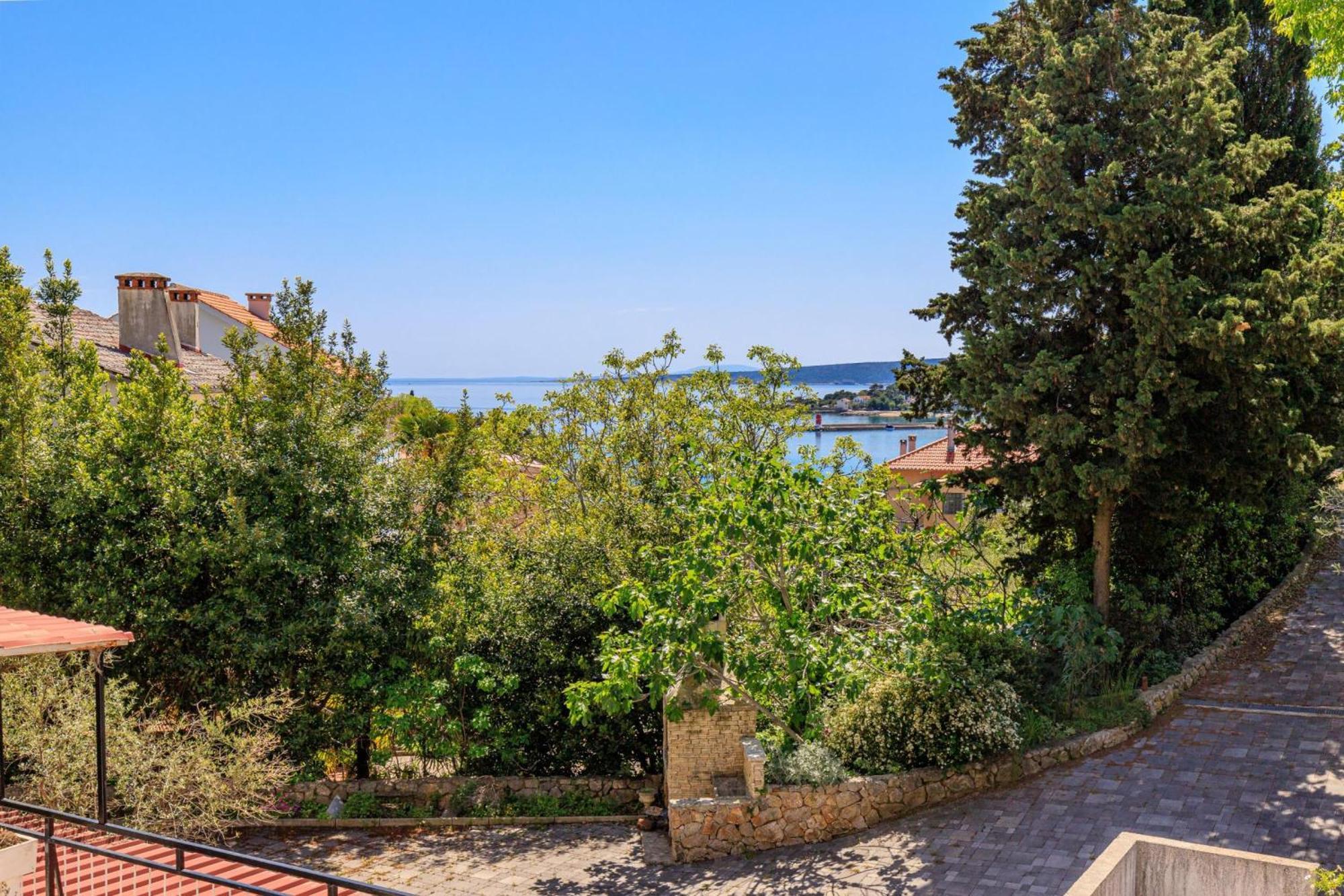 Seaview Apartment Tina Krk Island - Happy Rentals Krk Town Exteriör bild